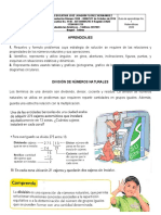 Guía Matemáticas Cuarto