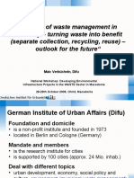 System of Waste Management in Germany - Turning Waste Into Benefit (Separate Collection, Recycling, Reuse) - Outlook For The Future"