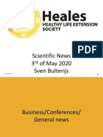 Scientific News 3rd of May 2020