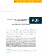 Relaciones Entre La Parte General y La Parte Especial Del Derecho Penal