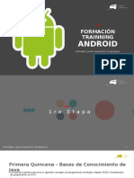 Plan de Formación - Trainning - Developer Android