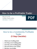 How To Be A Profitable Trader 1