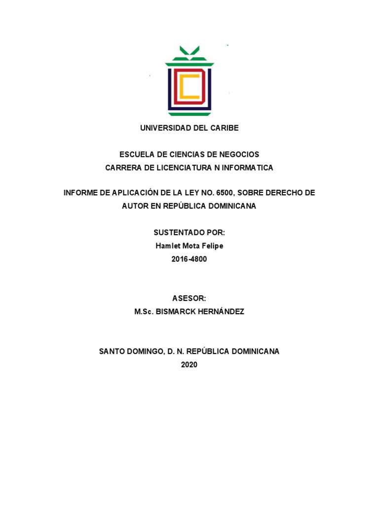 Registro De Derecho De Autor En República Dominicana – PRKTK