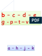 alphabet phonetic groups