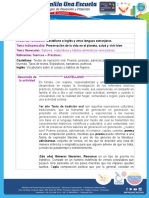 Actividades A Desarrollar Lenguaje e Inglés 24 Abril 2020 PDF