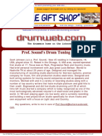 Drum Lessonsprof Sound's Drum Tuning Bible PDF