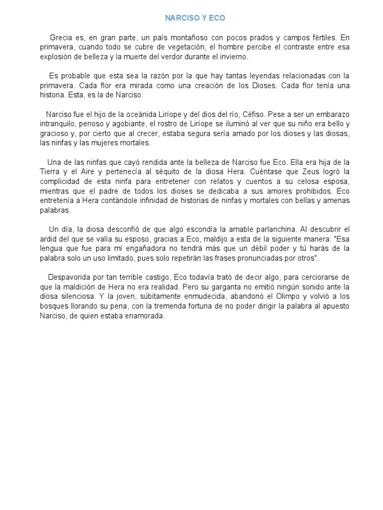 Narciso Y Eco Pdf