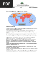 7° ANO ATIVIDADES REGIONALIZAÇÃO