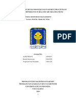 The Impact of Green Human Resource Management Practices On Sustainable Performance in Healthcare Organisations - Revisi Kelompok 6 PDF