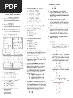 X +1) X X x+1) X X x+1) X X X X X y X: LSPU ECE Inhouse Review Differential Calculus