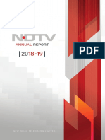 NDTV Ar 2018-19 (Full) PDF
