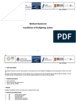 MSRA Installation of Firefighting System