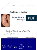 Anatomy of The Ear: Perry C. Hanavan, Au.D. Audiologist