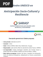 Presentacion - UNESCO Anticipacion Socio Cultural Resiliencia PDF