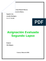 Asignación II Año Historia de La Música