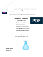 Prepara Soluciones, Proyecto GEL ANTIBACTERIAL