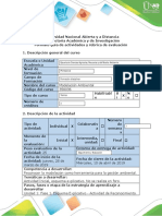 Guía de Actividades y Rúbrica de Evaluación - Fase 1 - Esquema Explicativo - Reconocimiento Del Curso