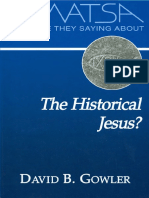 What Are They Saying About The Historical Jesus PDF