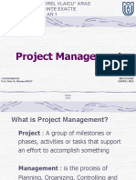 Project Management: Arad 2019