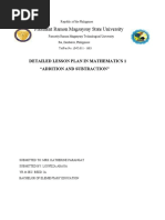 Grade 1 Addition Lesson Plan | PDF | Lesson Plan | Pedagogy