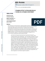 HHS Public Access: How affect and framing impact individual risk-taking over time