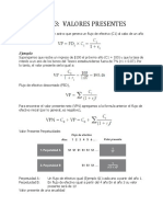 VP: Flujo de efectivo descontado