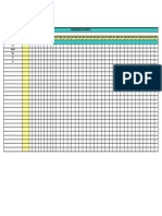 Plantilla de Excel para Cronograma de Actividades