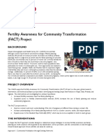 Fertility Awareness For Community Transformation (FACT) Project