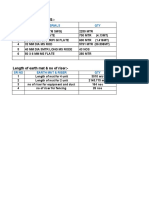 Earthing Materials:-: SR No Materials QTY