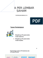 Pertemuan 5 Laba Per Lembar Saham