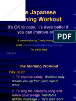 Japanese Morning Workout Benefits