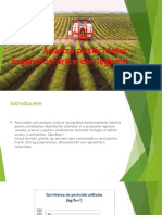 Analiza pesticidelor organofosforice din legume