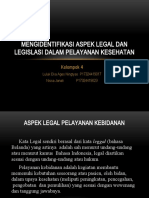 Aspek Legal Dan Legislasi Dalam Pelayanan Kesehatan