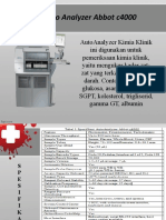 Auto Analyzer Abbot c4000