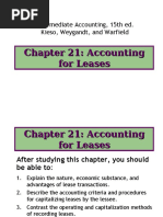 Chapter 21: Accounting For Leases