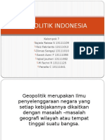 Kel 7. Geopolitik Indonesia