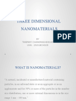 Three Dimensional Nanomaterials