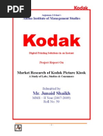 Download Market Research of Kodak Picture Kiosk - A study of labs studios  consumers  by Junaid shaikh SN4596005 doc pdf