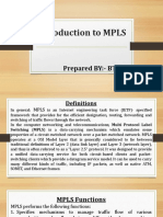 Introduction To MPLS: Prepared BY:-BT LAB