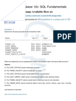 Oracle 1Z0-061: SQL Fundamentals and Oracle Database 12c exam questions