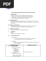 Basic Dance Steps Lesson Plan for Grade 4 | PDF | Dances | Lesson Plan
