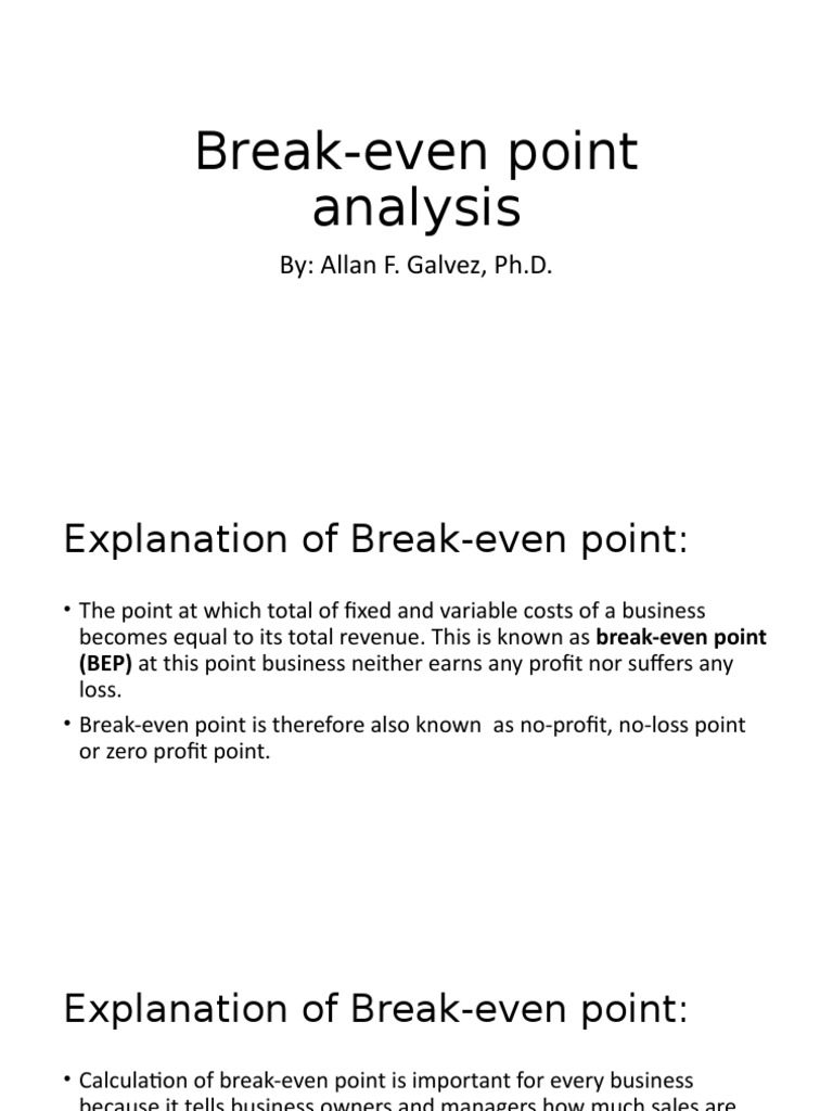 A Comprehensive Guide to Calculating BreakEven Point Using the Equation and Contribution Margin