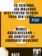 Studiu de Caz. Mihail Kogalniceanu