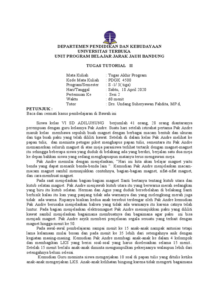 Gun Gun Ahmad Gunari 857415035 B Sem3 Tt2tap