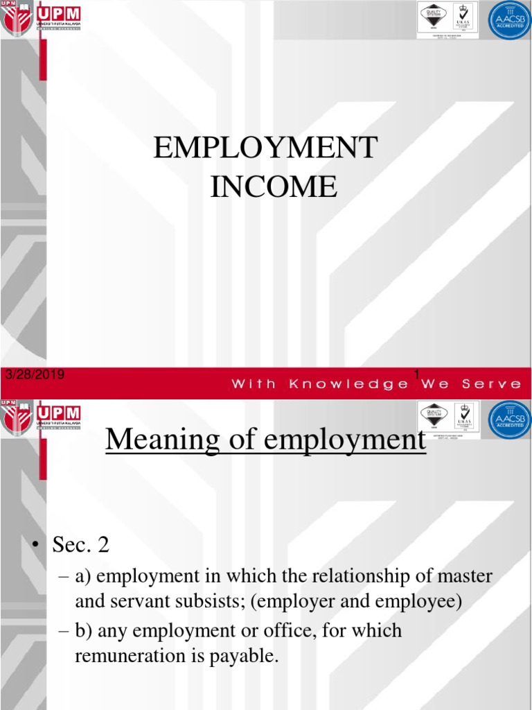 Employment vs Business Income Explained | PDF | Tax Exemption | Flat Tax