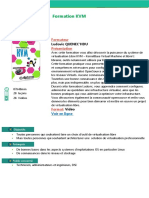 Fiche de La Formation KVM