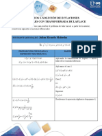 EJERCICIO 3. Solución Ecuaciones Diferenciales Con Transformada de Laplace