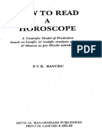 How to Read a Horoscope by P.v.R. Rayudu