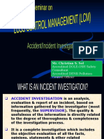 Accident Investigation & Analysis