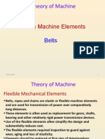 Theory of Flexible Mechanical Elements like Belts, Ropes and Chains